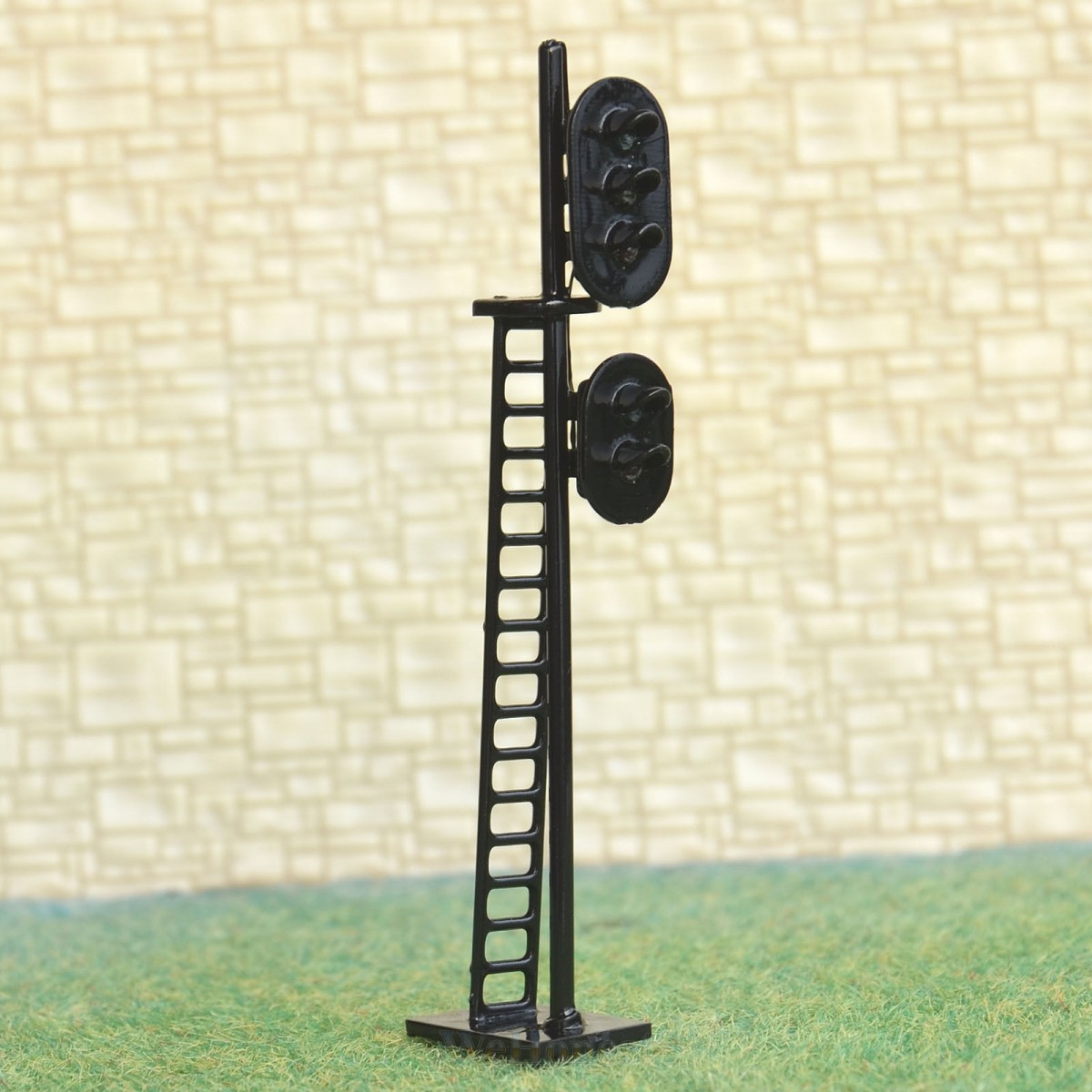 1 x  HO Scale 1:87 LEDs Made 2 heads Railroad Signals 3 over 2 G/Y/R G/R #N
